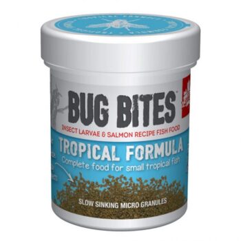 Fluval Bug Bites Tropical Micro Granules for Small/Medium Fish 1.6oz (45g)